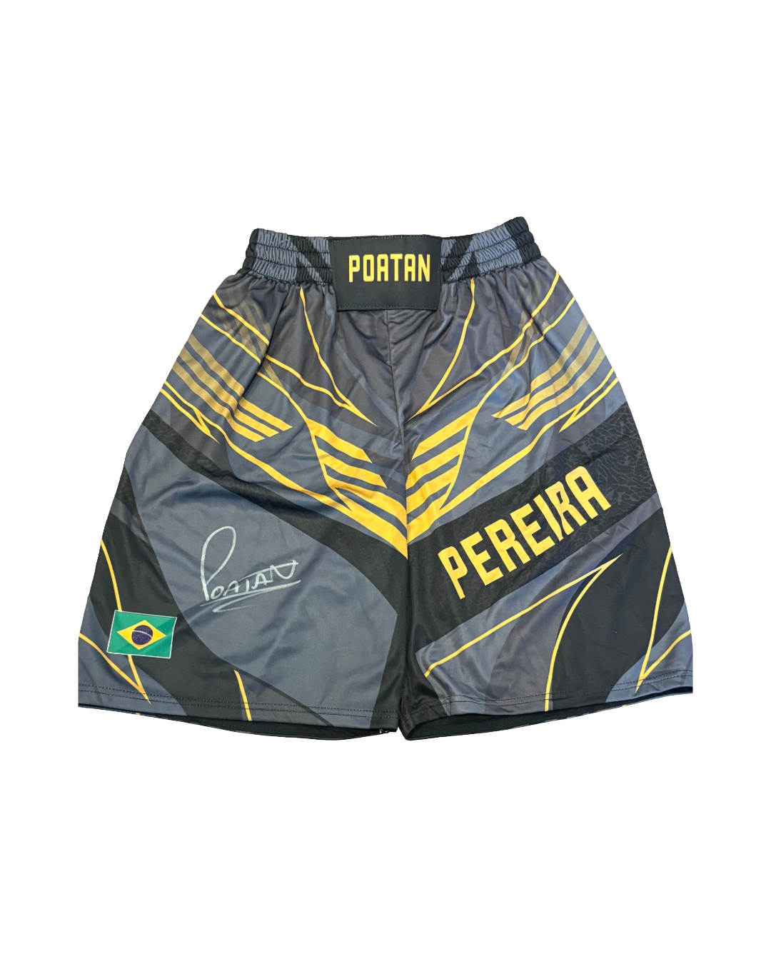 Alex Pereira Signed Custom UFC Shorts Beckett Certified