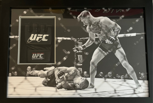 Conor McGregor Signed Frame UFC Glove with COA & Photo Proof
