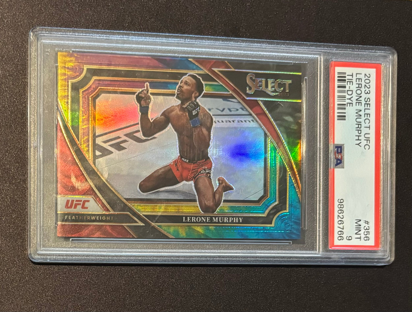 Lerone Murphy Tie Dye /25 PSA 9 2023 Select UFC Card
