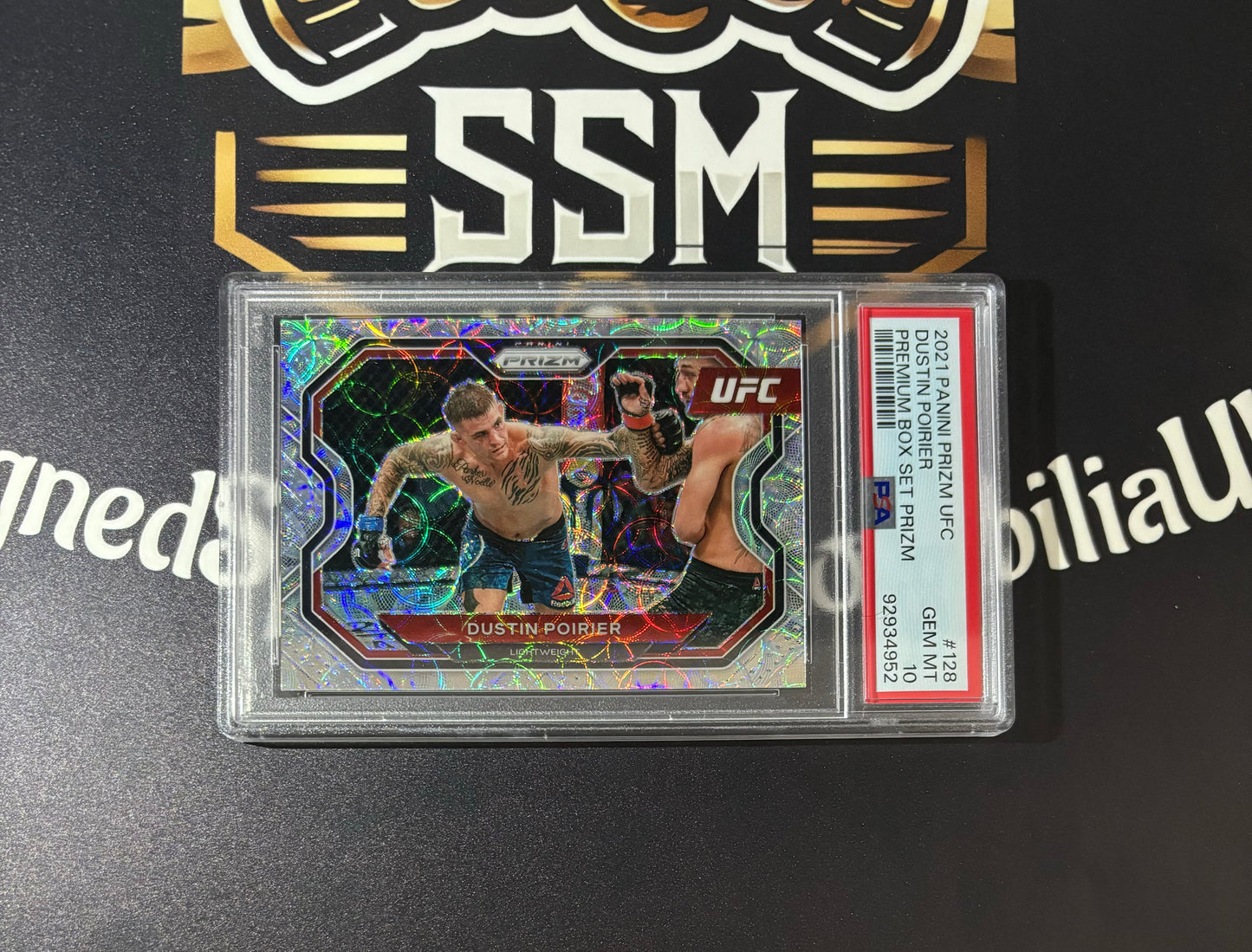 Dustin Poirier Premium Box Set PSA 10 /99 2021 Panini UFC Card