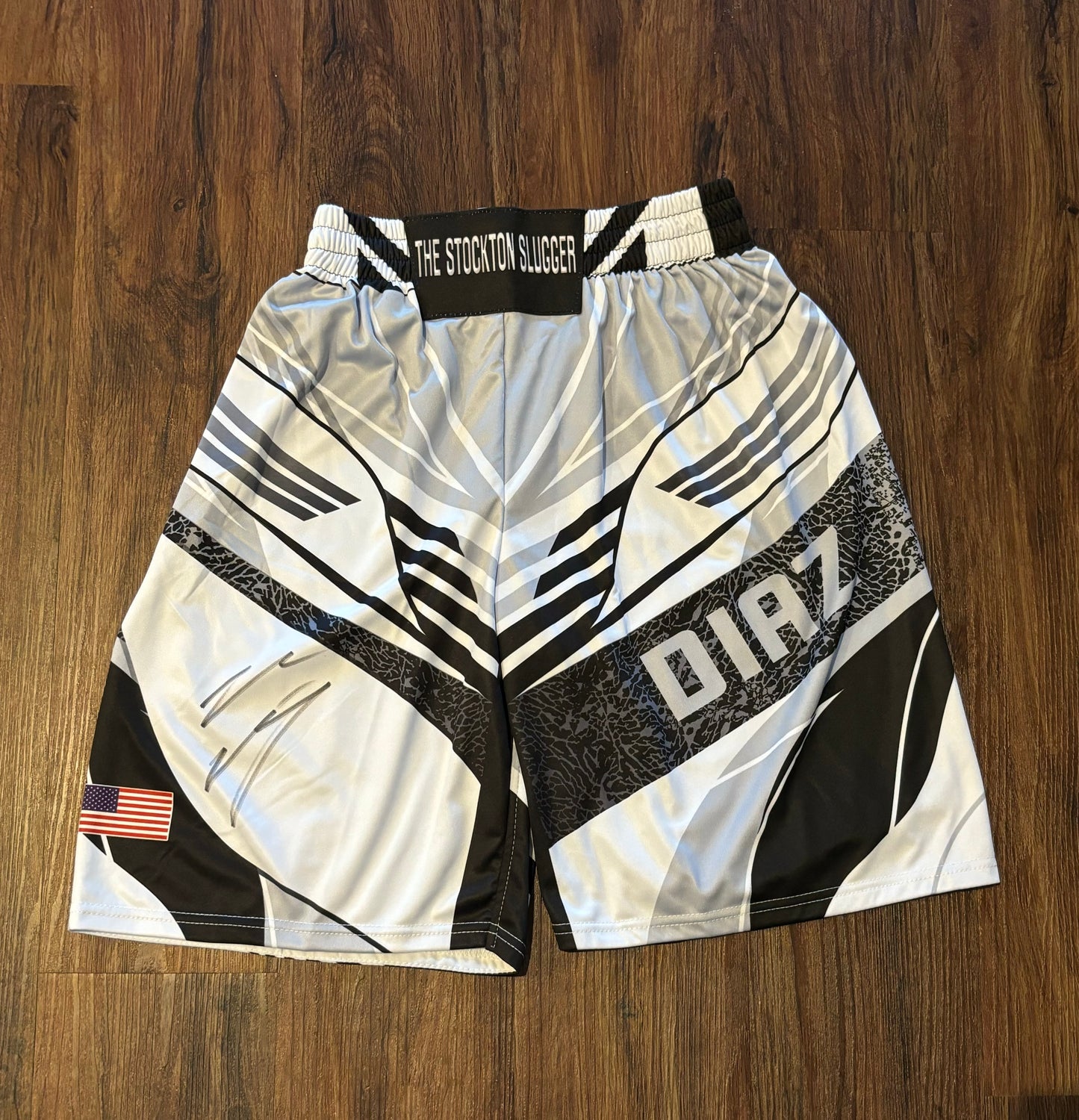 Nate Diaz signed UFC Shorts Beckett COA