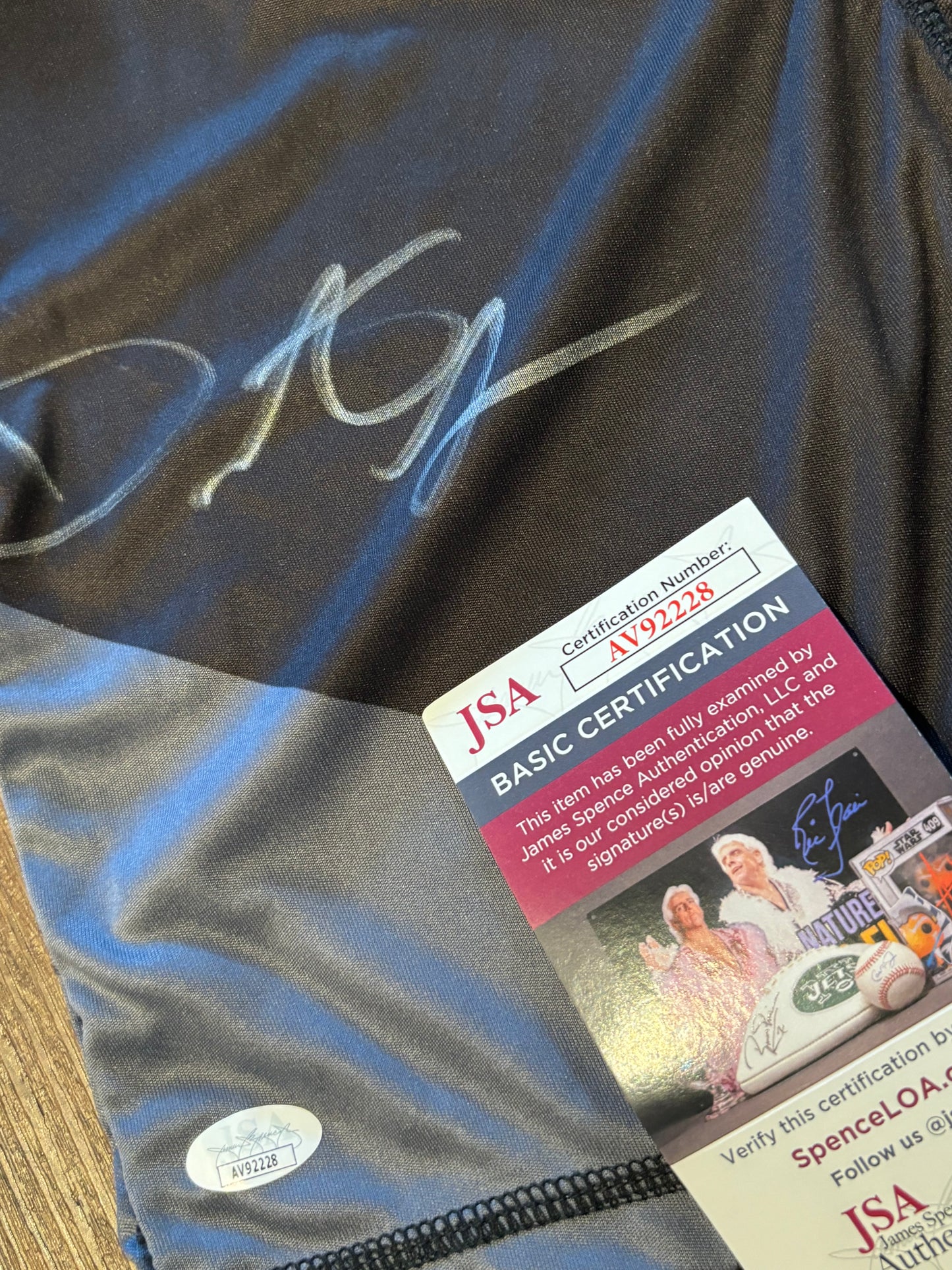 Demetrious Johnson Mighty Mouse Signed UFC Shorts JSA Certified