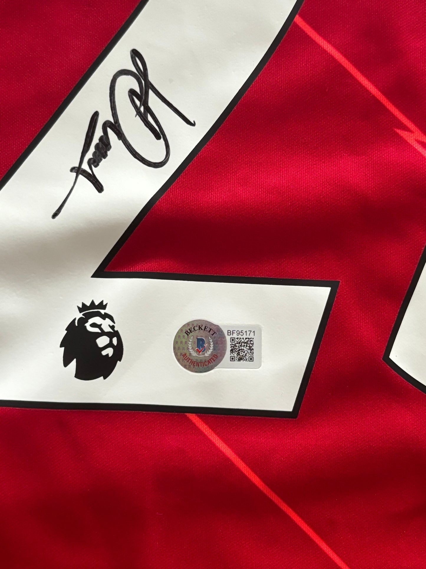 Signed Luis Diaz Liverpool Shirt Beckett Certified COA QR Holo