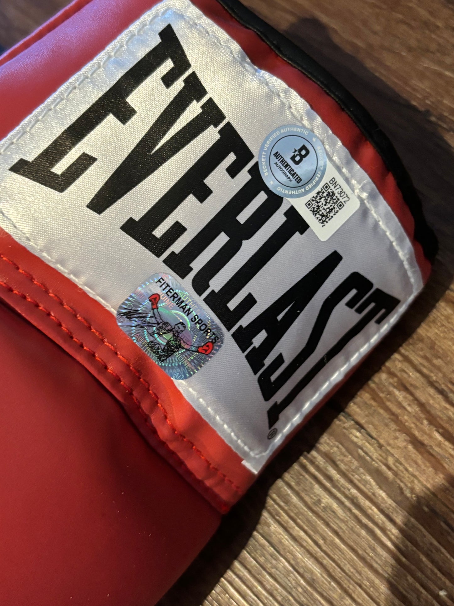 Mike Tyson Signed Boxing Glove Beckett Certified QR Holo COA