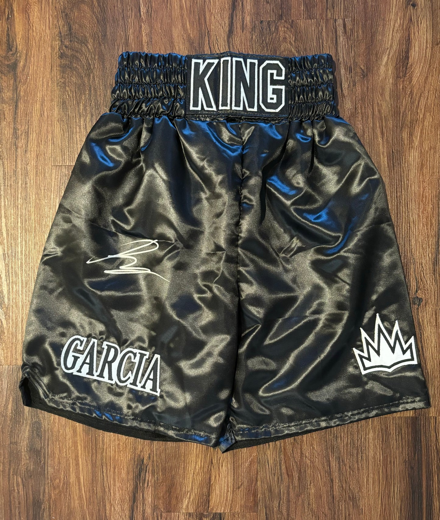 Ryan Garcia Signed Boxing Shorts Beckett COA QR Holo