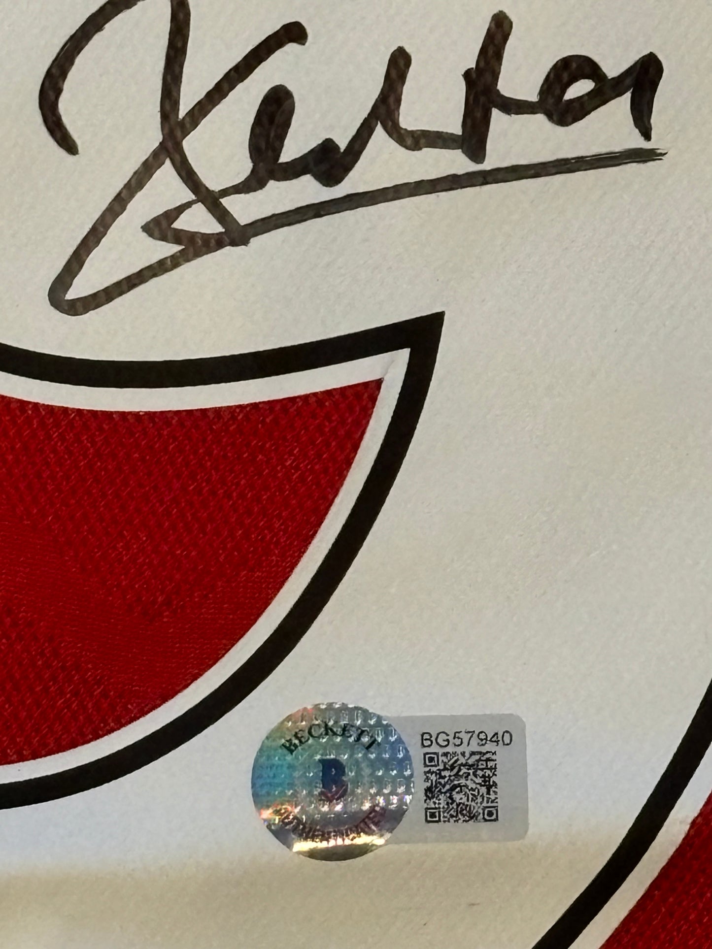 Dimitar Berbatov Signed Manchester United Shirt Beckett COA QR Holo