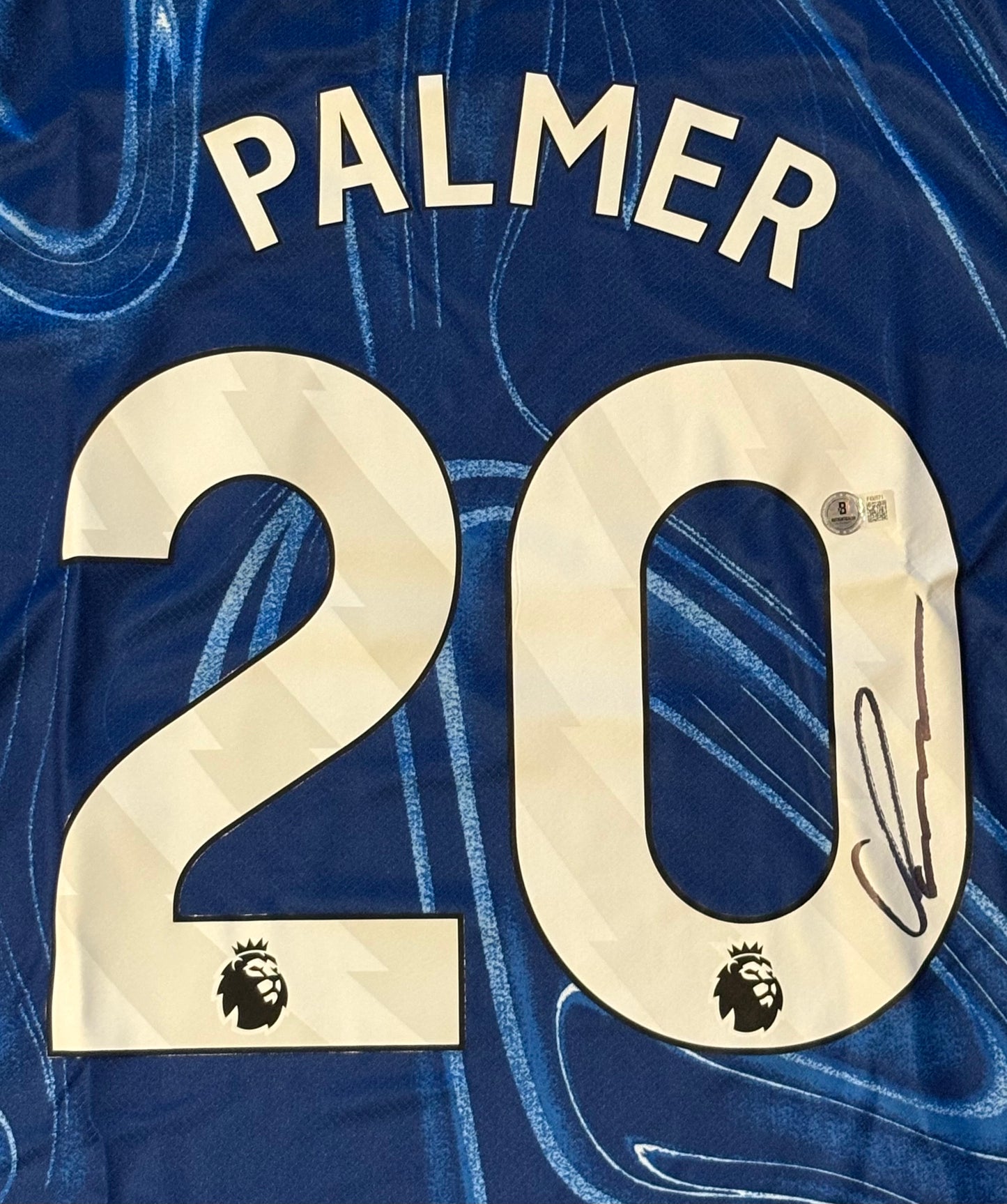 Cole Palmer Signed Chelsea Shirt Beckett COA QR Holo