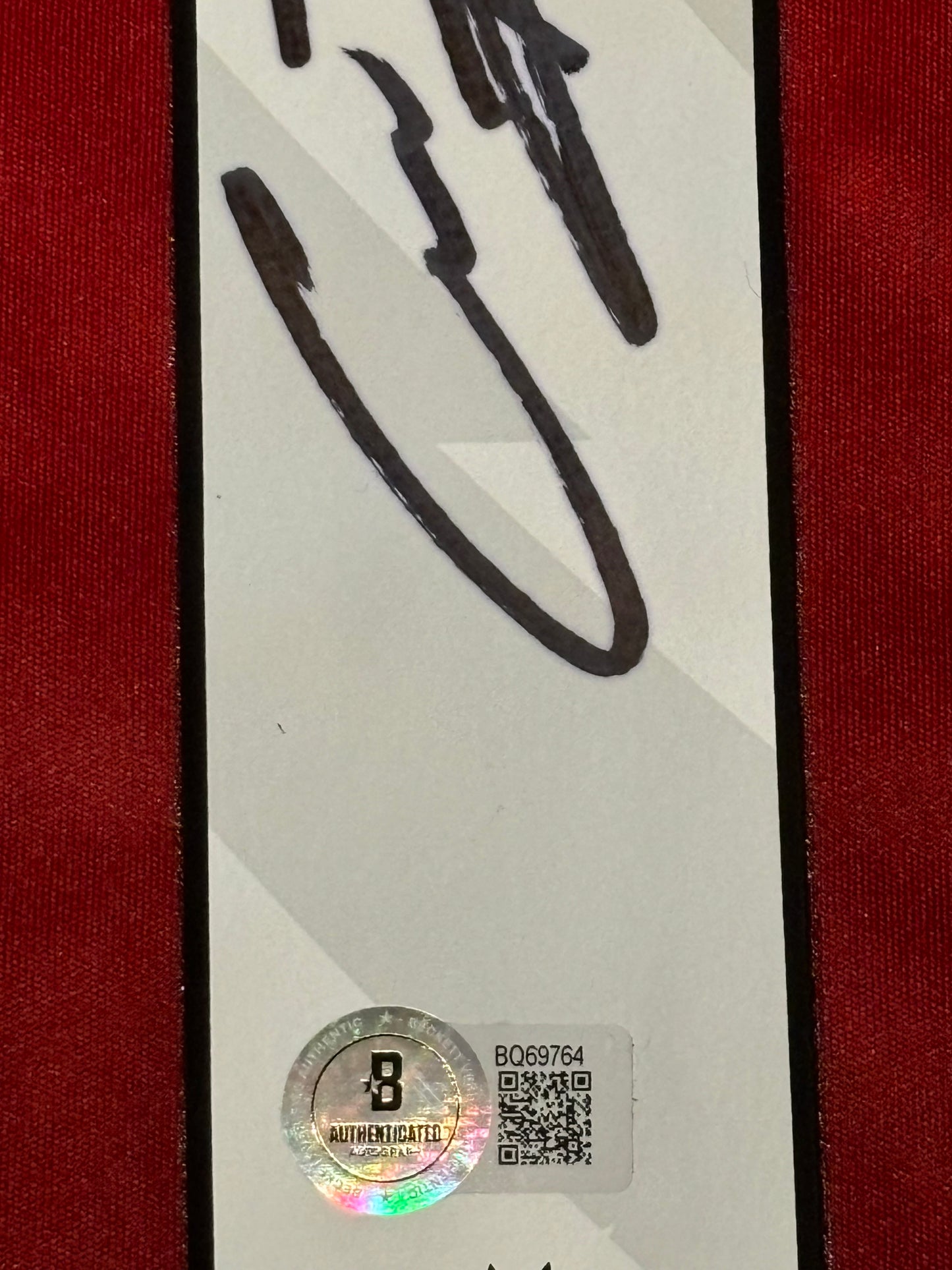 Alejandro Garnacho Signed Manchester United Shirt Beckett COA QR Holo