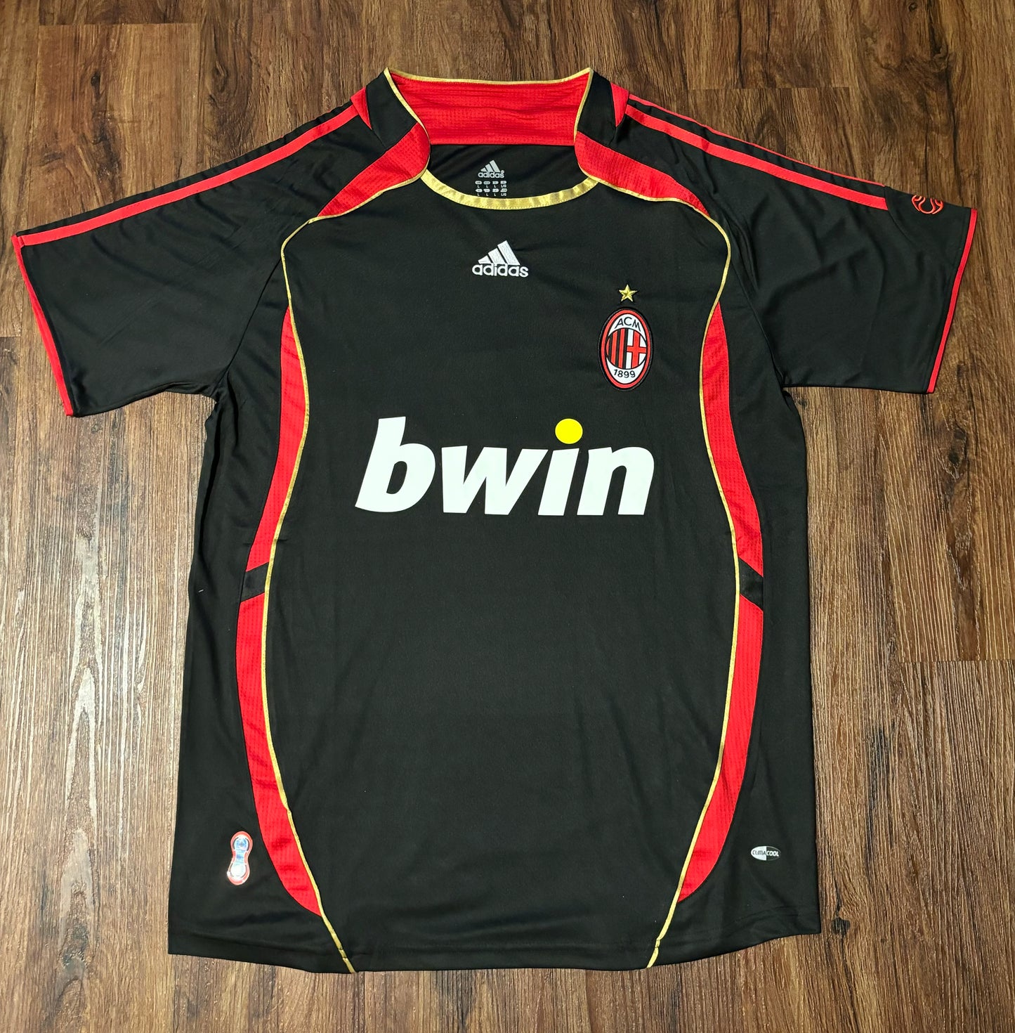 Andrea Pirlo Signed AC Milan Shirt Beckett COA QR Holo