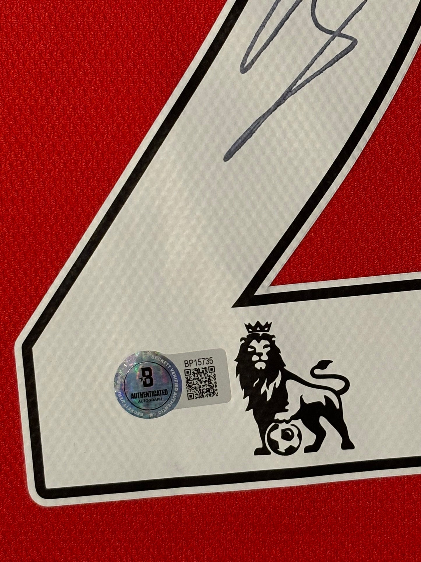 Olivier Giroud Signed Arsenal Shirt Beckett COA QR Holo
