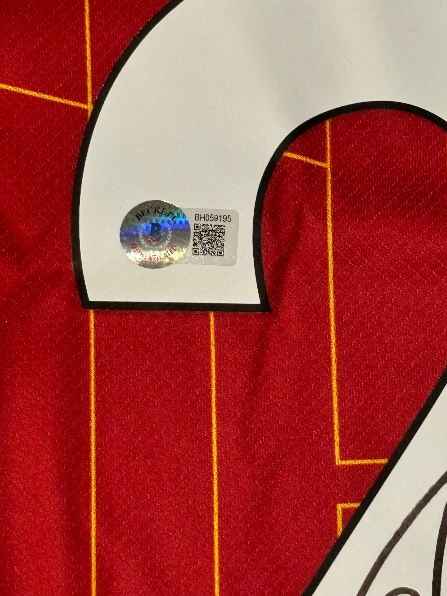 Darwin Nunes Signed Liverpool Shirt Beckett Certified COA QR Holo