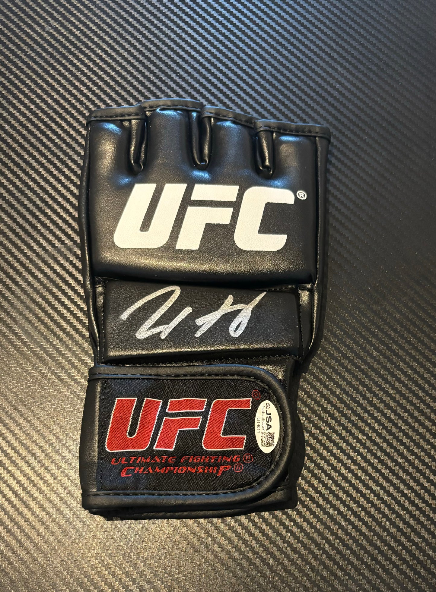 Max Holloway Framed Signed UFC Glove JSA Certified UFC 300