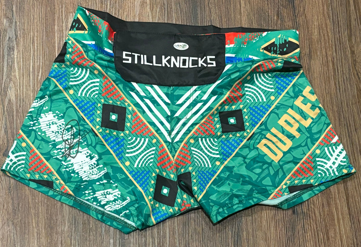 Dricus Du Plessis autographed signed fight shorts UFC JSA COA Stillknocks