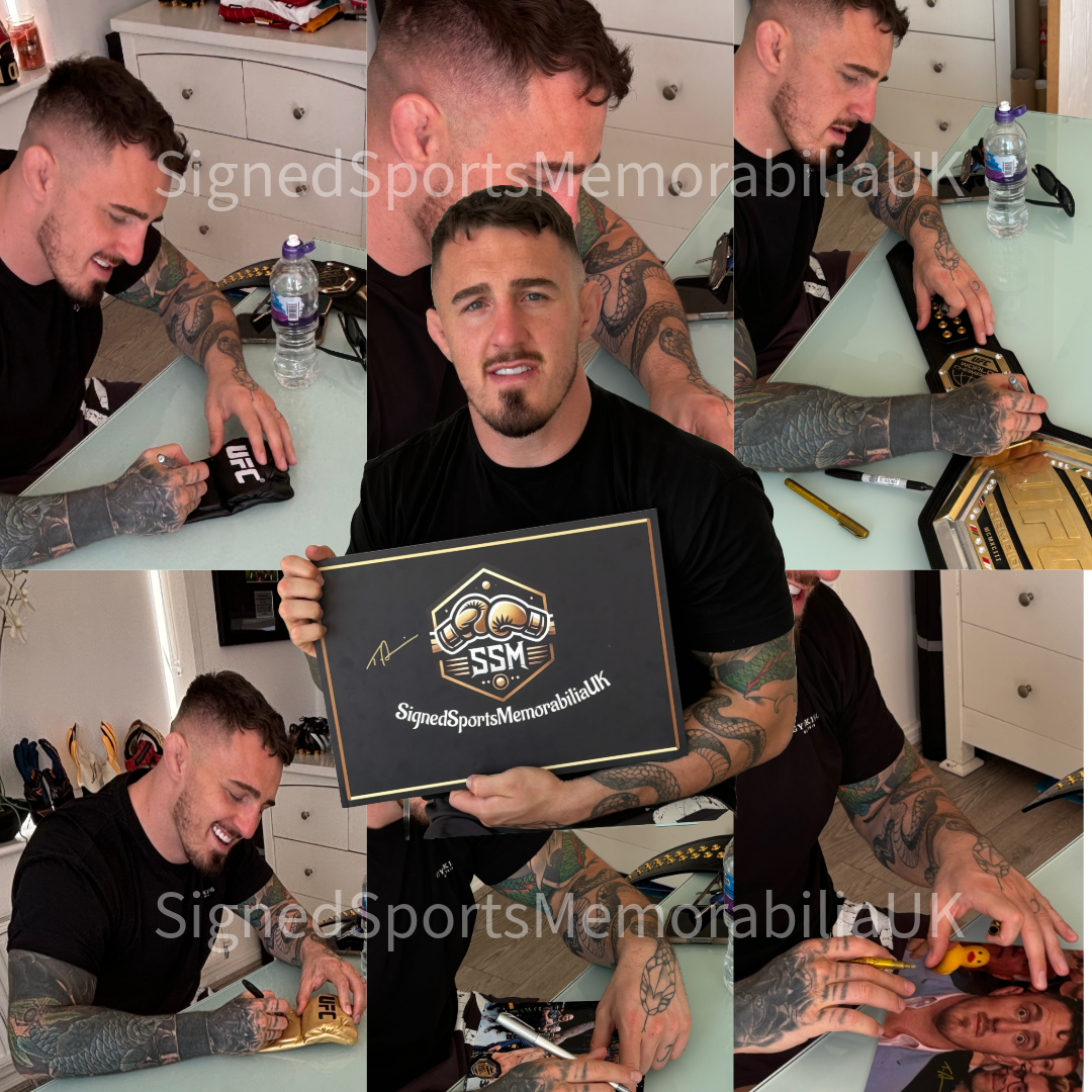 Behind the Gloves: Our Private Signing with UFC Champion Tom Aspinall
