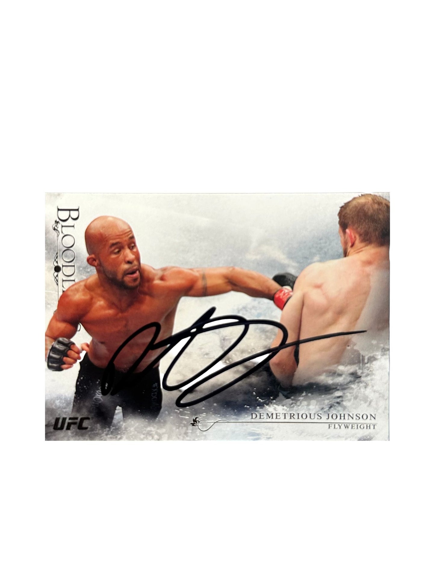 Demetrious Johnson Signed UFC Card