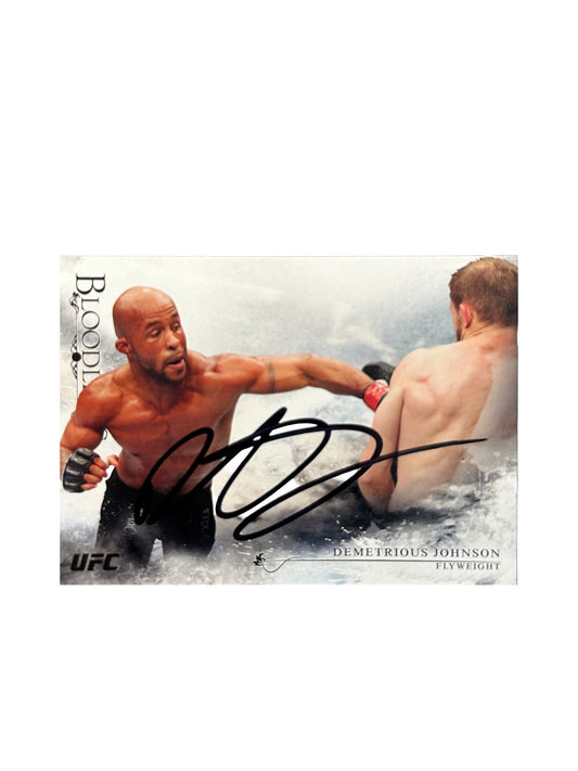 Demetrious Johnson Signed UFC Card