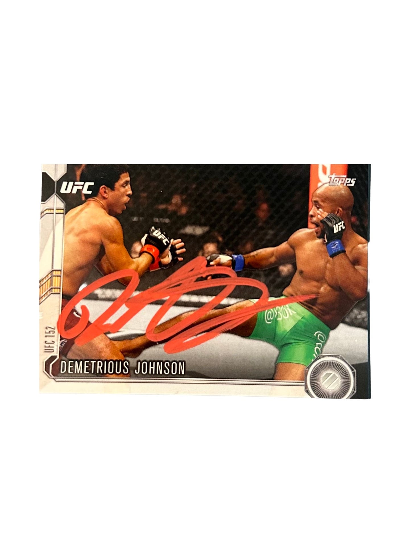 Demetrious Johnson Signed UFC Card
