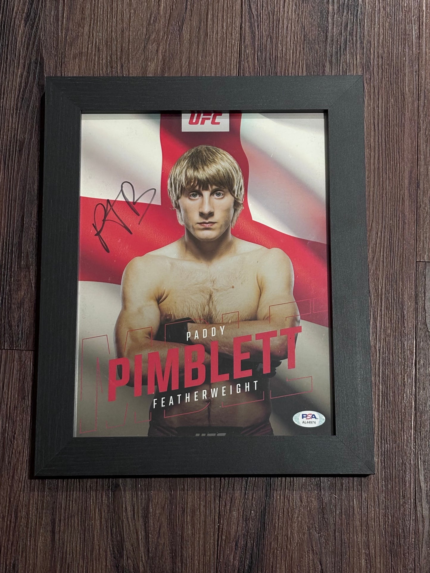 Paddy Pimblett Signed UFC Photo PSA Certified