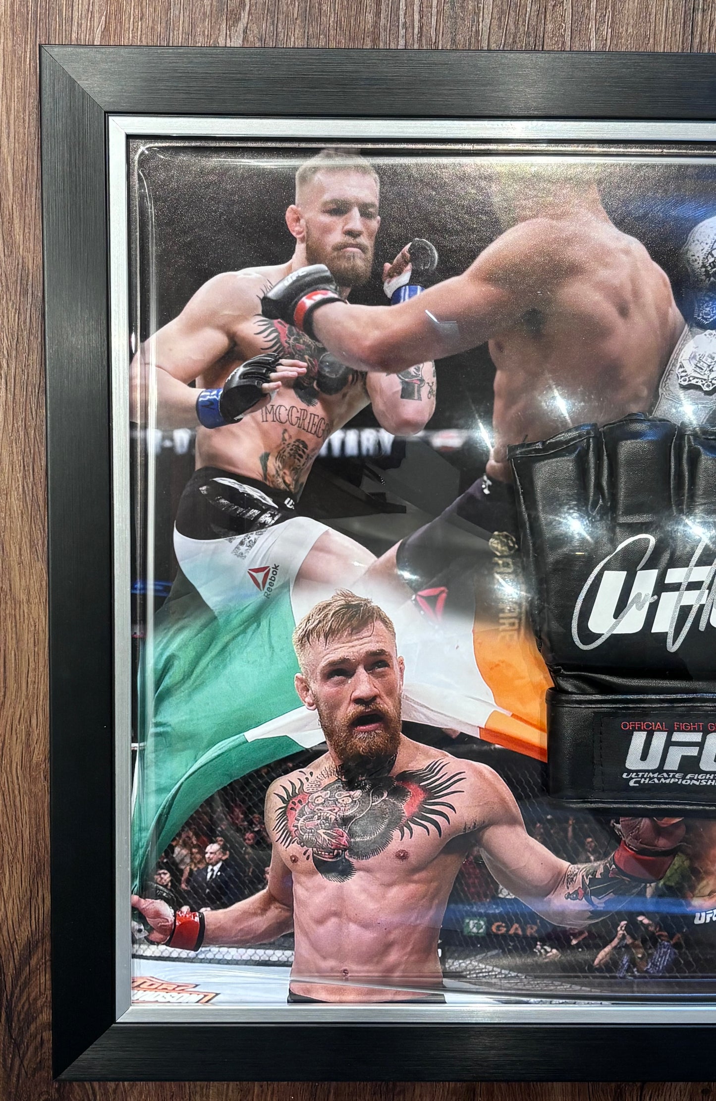Conor McGregor Signed UFC Glove Dome Framed Display W COA
