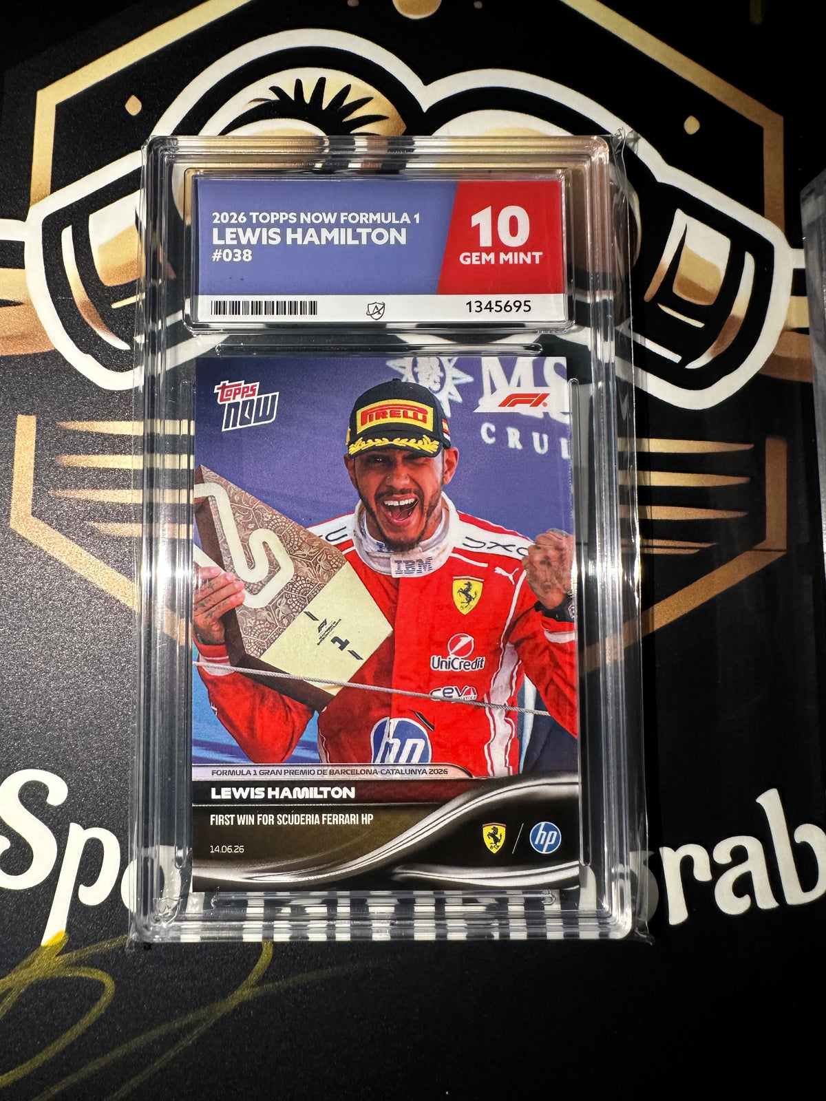 Lewis Hamilton Topps Now Ace 10