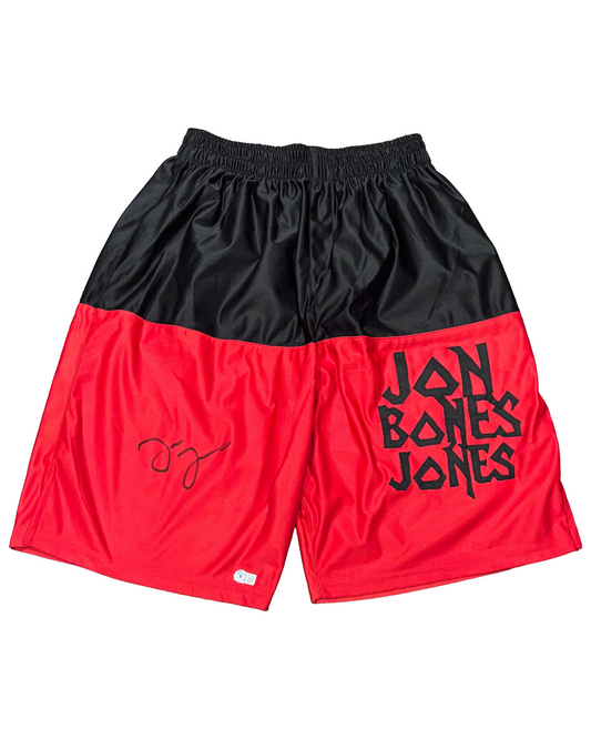 Jon Jones Signed Custom UFC Shorts - Beckett COA