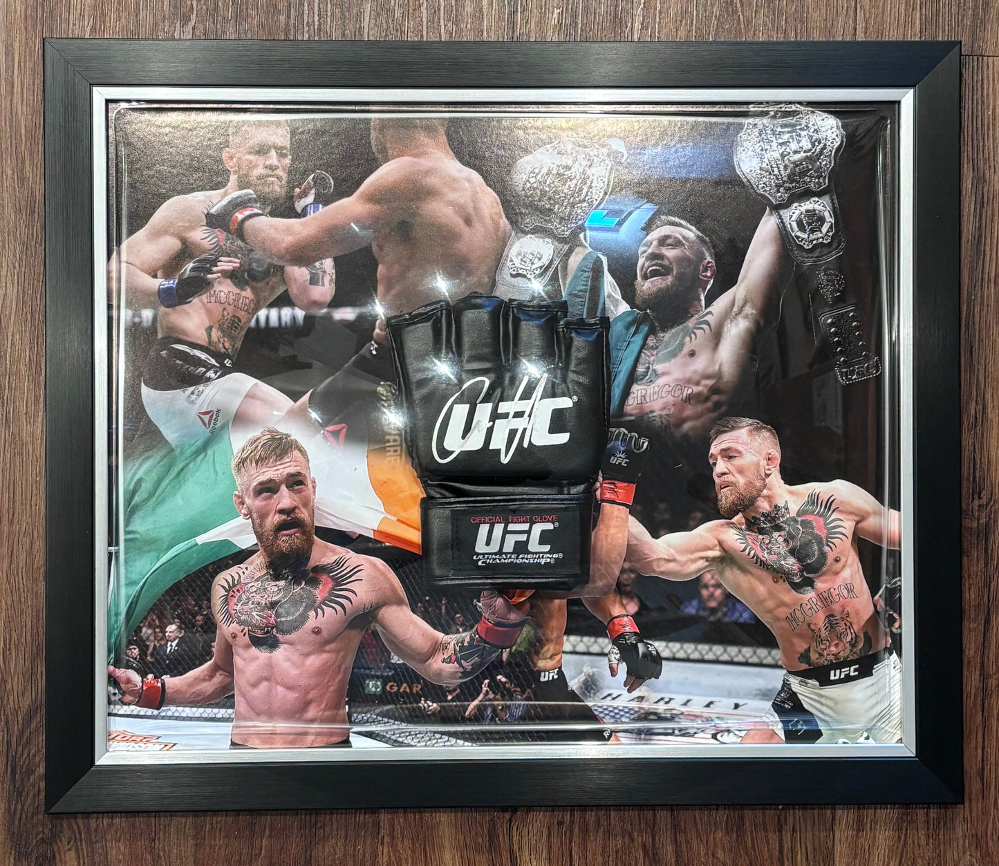 Conor McGregor Signed UFC Glove Dome Framed Display W COA