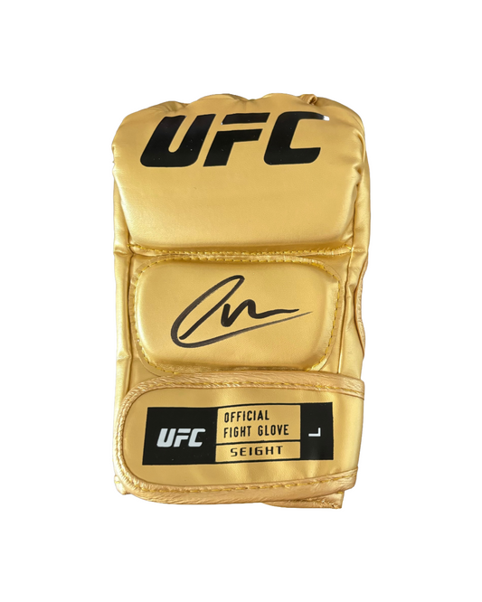 Lerone Murphy Signed UFC Glove Gold Private Signing With COA + Photo Proof