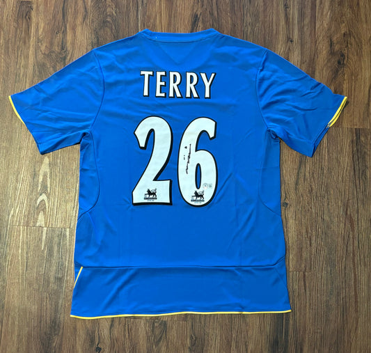John Terry signed Chelsea shirt Beckett certified QR Holo