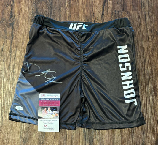 Demetrious Johnson Mighty Mouse Signed UFC Shorts JSA Certified