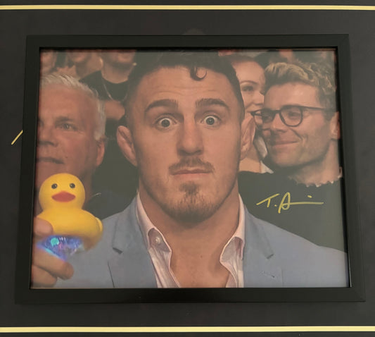 Signed Tom Aspinall 8x10 Photo