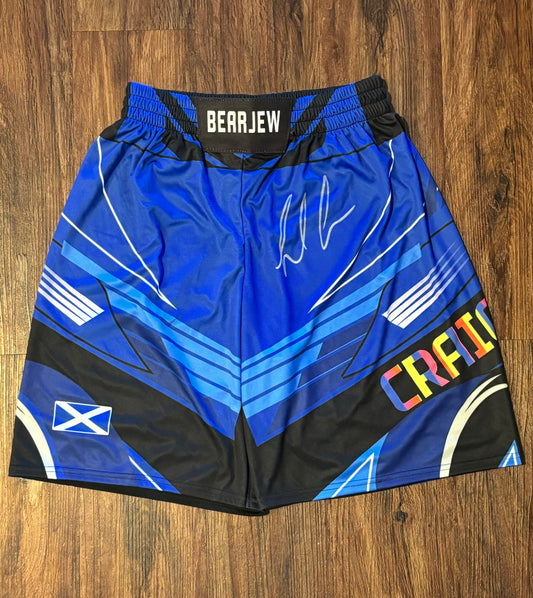 Paul Craig Signed UFC Shorts Pristine COA QR Holo
