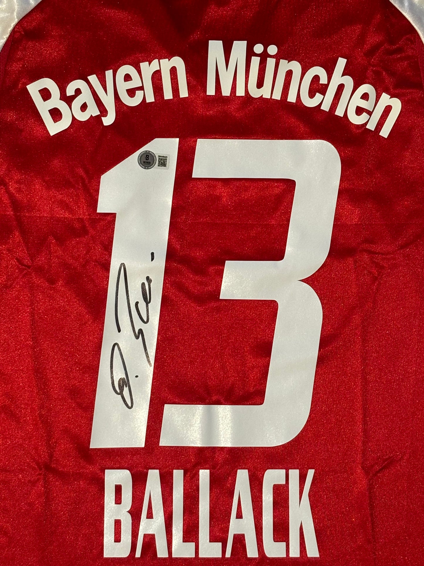 Michael Ballack Signed Bayern Munich Shirt Beckett COA QR Holo