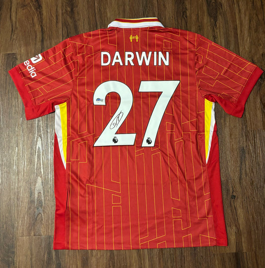 Darwin Nunes Signed Liverpool Shirt Beckett Certified COA QR Holo