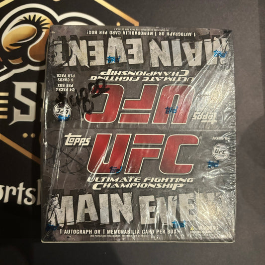 2010 Topps UFC Main Event MASSIVE 24 Pack Factory Sealed Retail Box-AUTO/RELIC