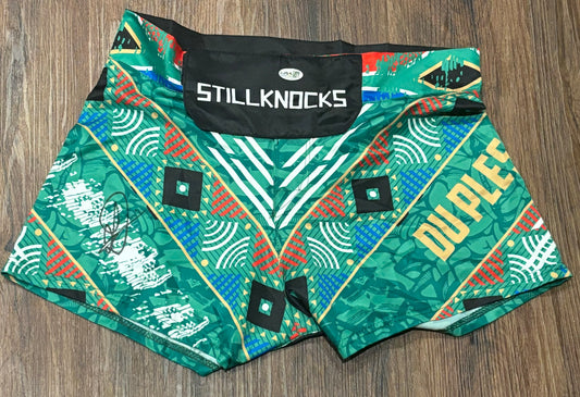 Dricus Du Plessis autographed signed fight shorts UFC JSA COA Stillknocks