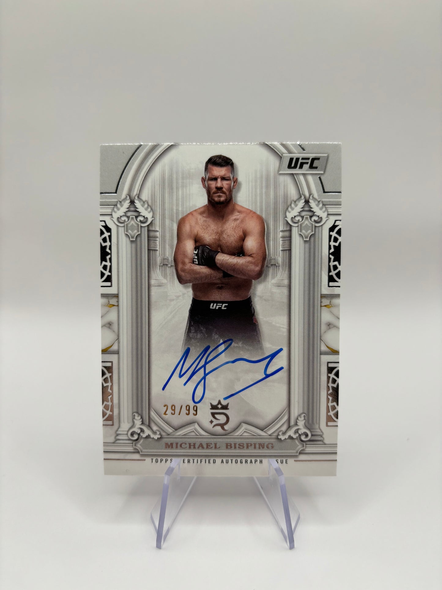2024 TOPPS UFC ROYALTY IMPERIAL INK AUTO MICHAEL BISPING /99 UFC Card