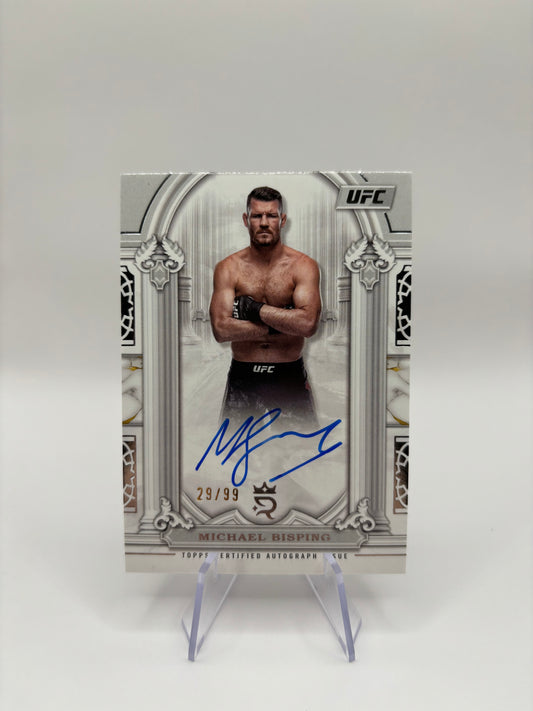 2024 TOPPS UFC ROYALTY IMPERIAL INK AUTO MICHAEL BISPING /99 UFC Card