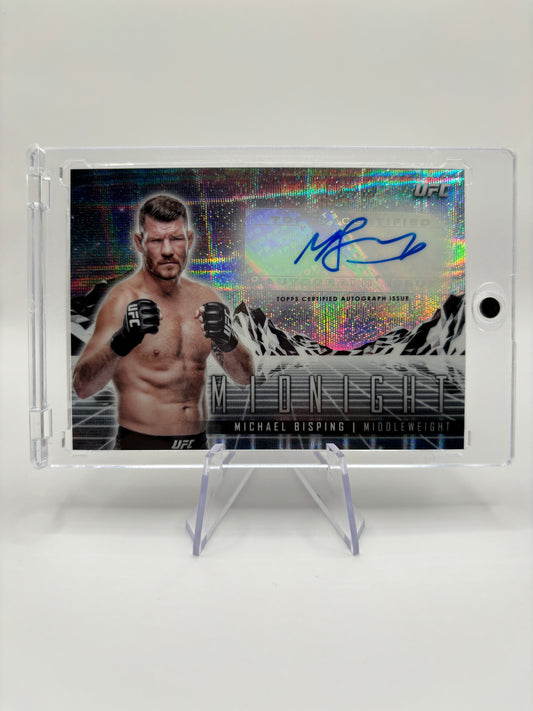 MICHAEL BISPING 2024 TOPPS MIDNIGHT UFC HORIZON AUTOGRAPH AUTO UFC Card