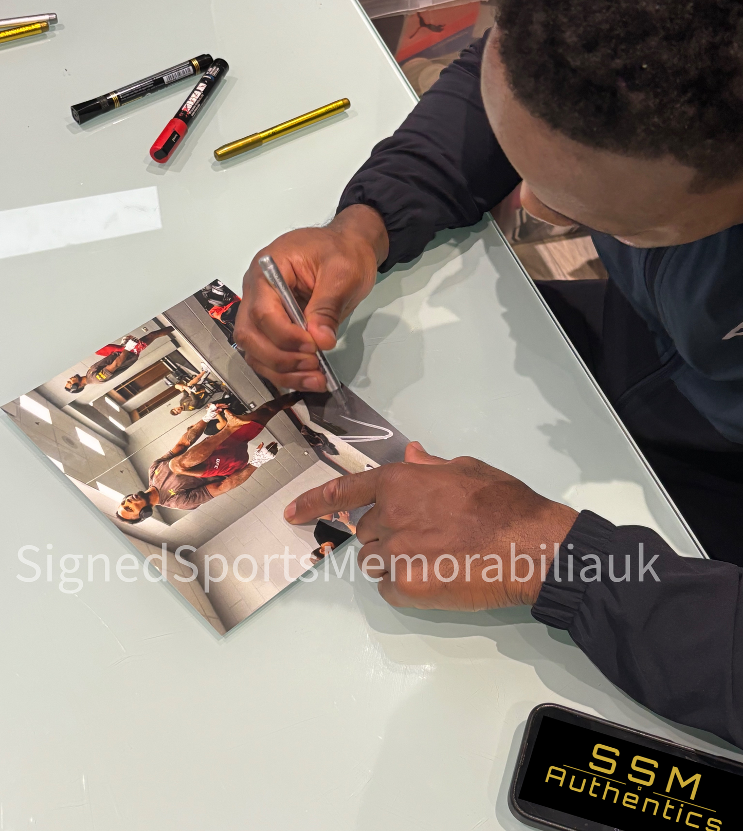Lerone Murphy Signed Photo Warm Up UFC Private Signing With COA + Photo Proof