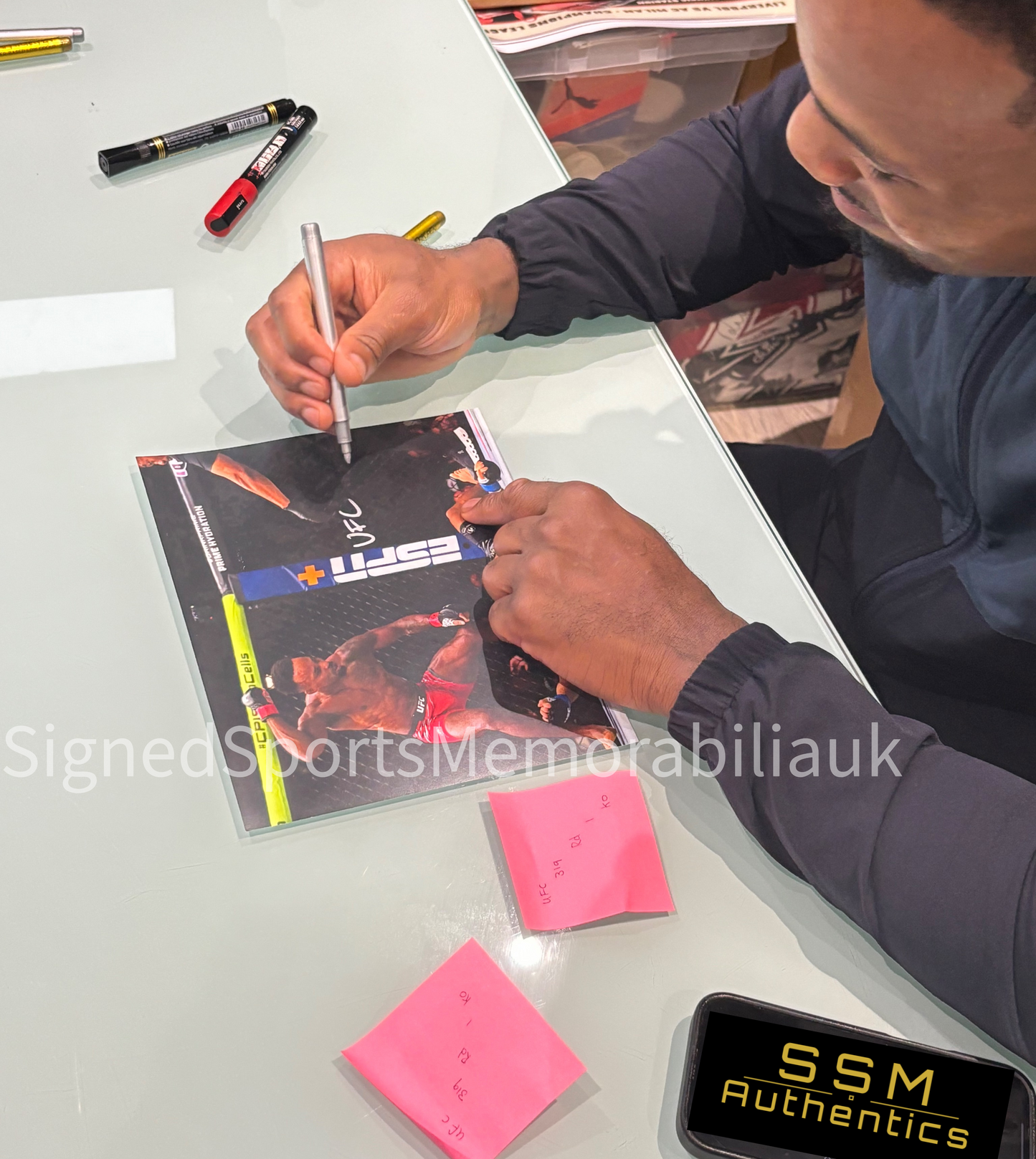 Lerone Murphy Signed Inscribed Photo UFC Private Signing With COA + Photo Proof